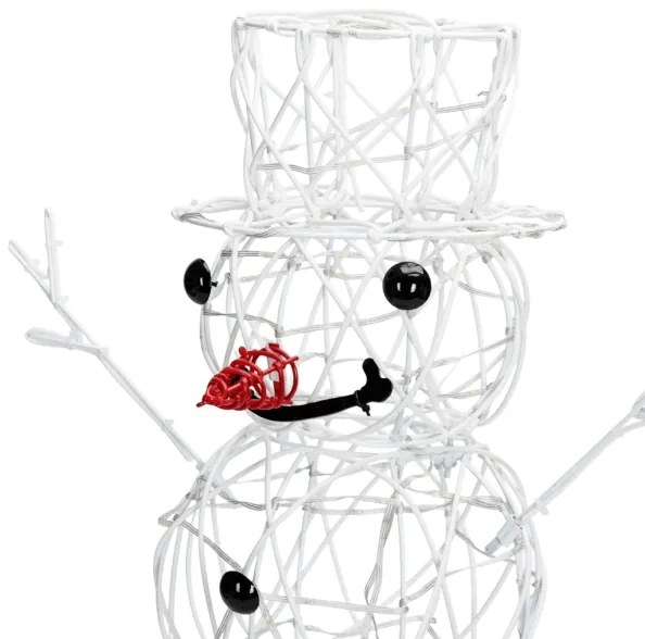 Aigostar-LED Kültéri karácsonyi dekoráció LED/3,6W/31/230V 2700K 60cm IP44 hóember