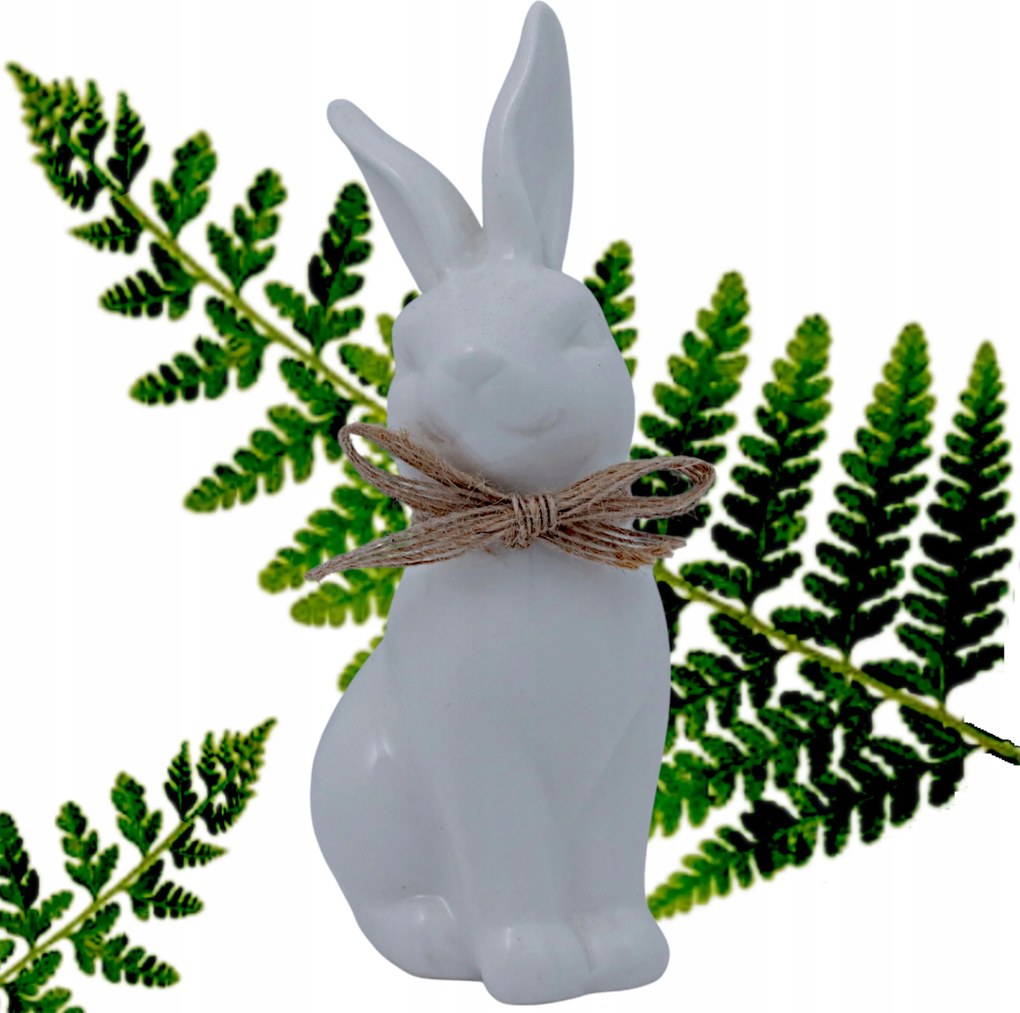 Húsvéti nyuszi figura Húsvéti nyuszi dekoráció 16 x 6 x 8 cm ZY18090