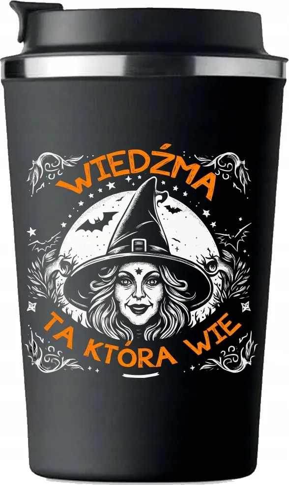 Prémium termo bögre Boszorkány ajándék vicces ijesztő szarkazmus KT_818