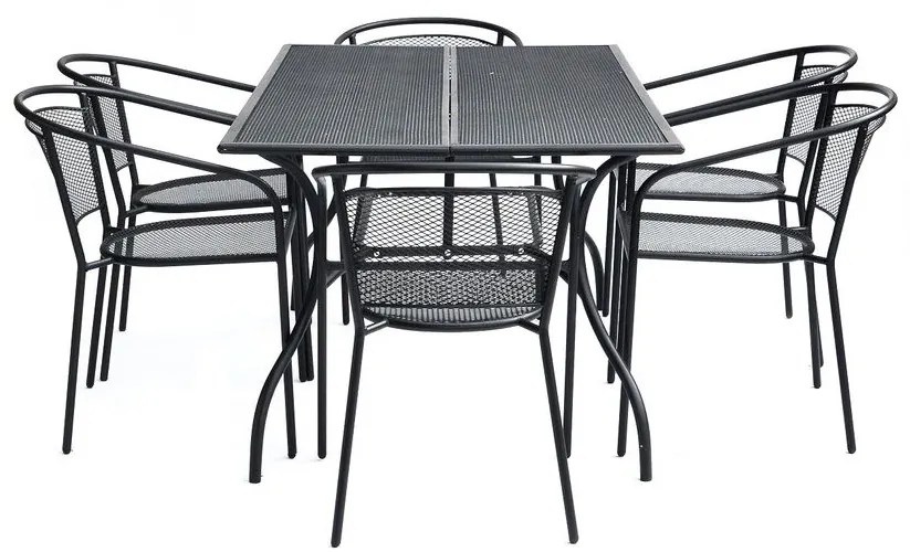 ROJAPLAST Kerti asztal fémből ZWMT-83 90 x 150 cm