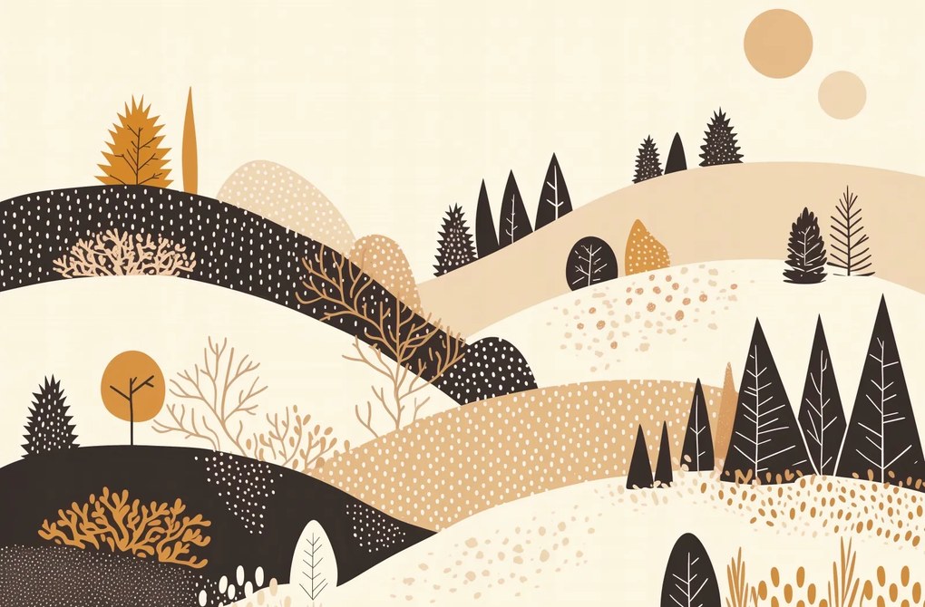 Poszter 86,4x56,8cm Ősz a hegyekben