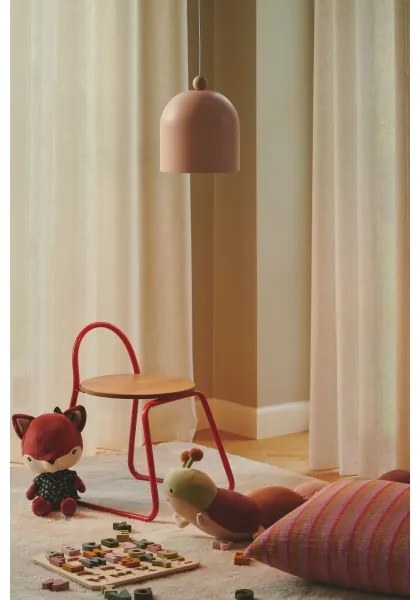 Nordlux - Csillár zsinóron GASTON 1xE27/40W/230V rózsaszín/fehér