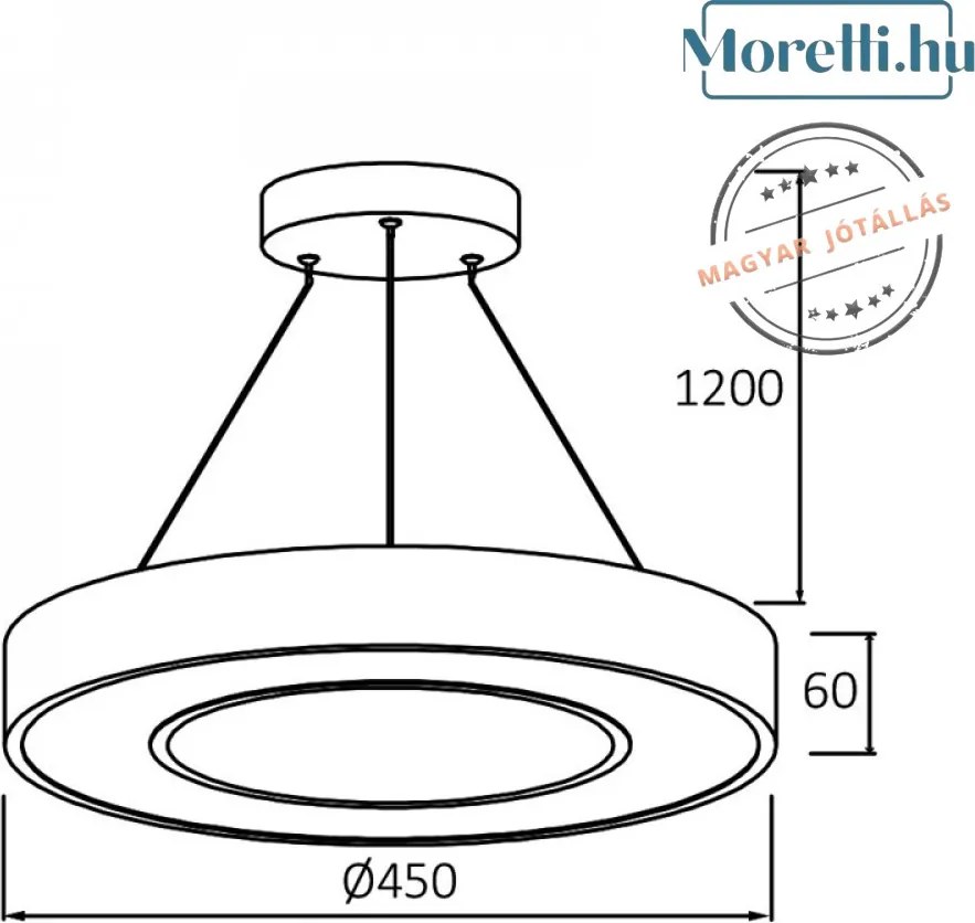 BRAYTRON BH16-06181 BLADE Modern Led Függesztett Lámpa LED IP20