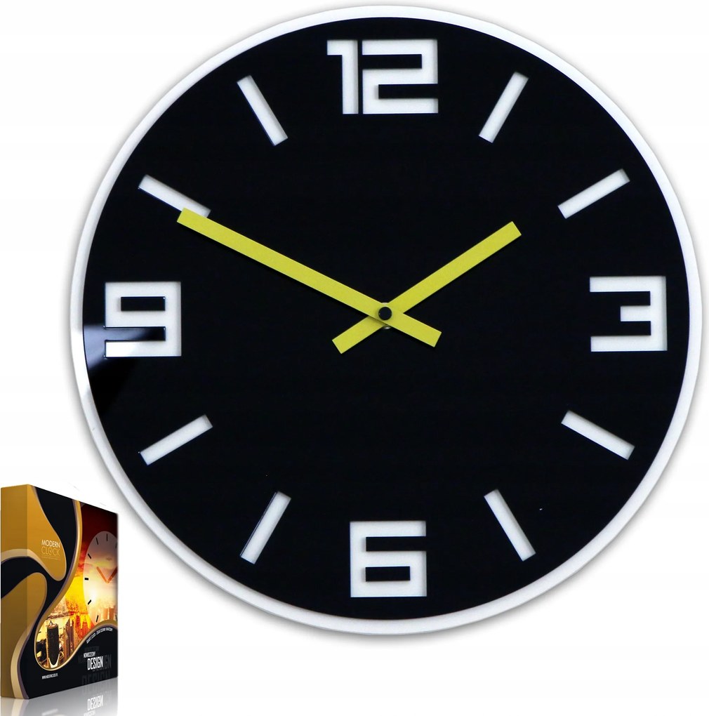 Modern stílusú falióra Akril Dixon Kerek Kvarc