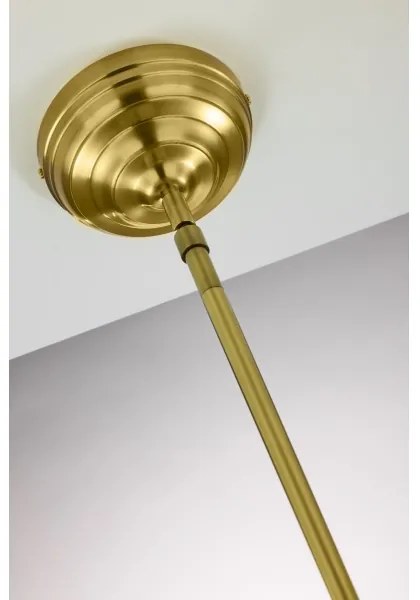 Jupiter 2073 - rúdra szerelt csillár PLATINO 1xE27/15W/230V zöld/arany