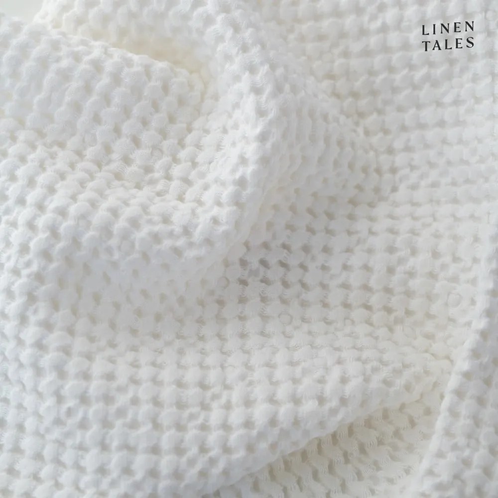 Fehér törölköző és fürdőlepedő készlet 3 db-os Honeycomb – Linen Tales