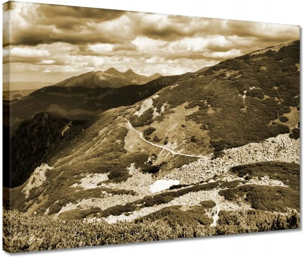 Vászonkép 40x30 Tátra Lengyel hegyek Kilátás