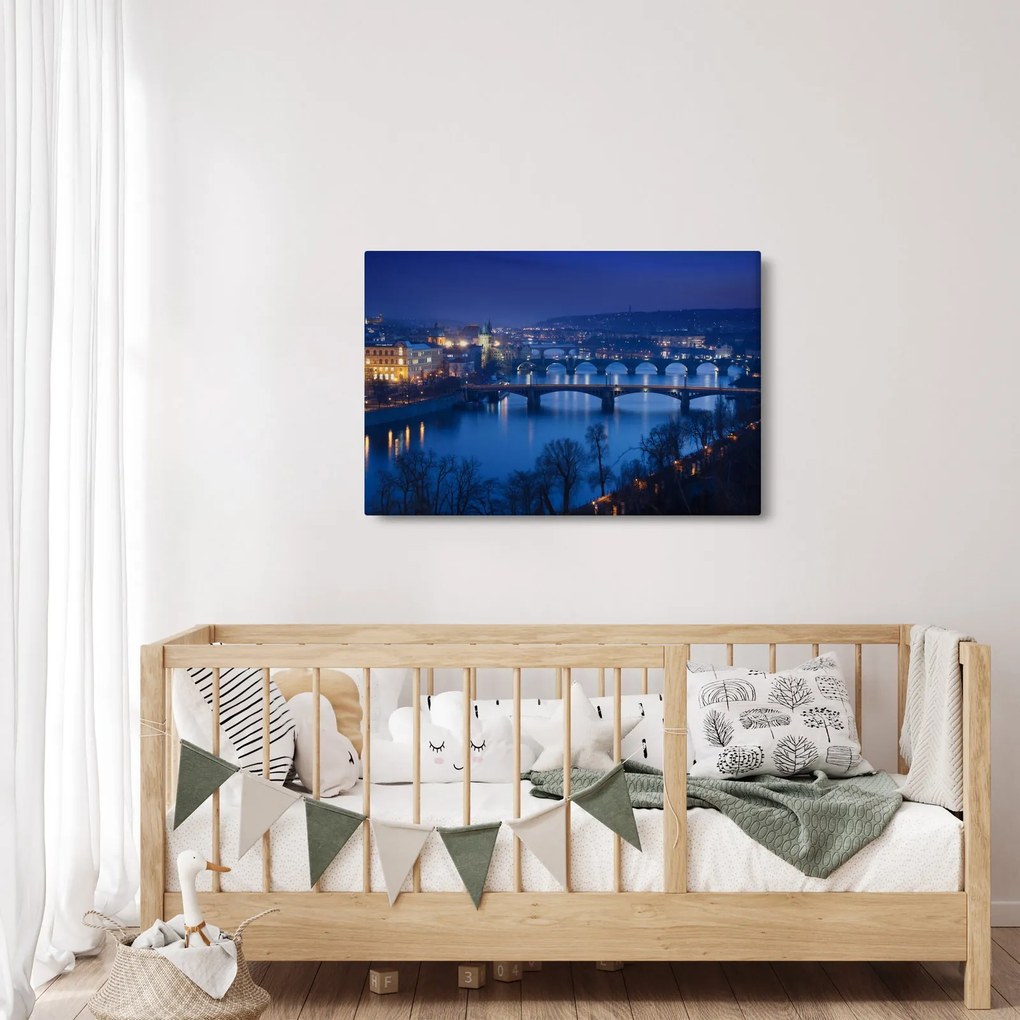 A prágai hidak képe (90x60 cm)