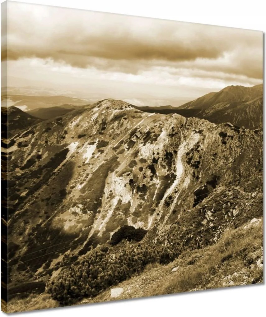 Vászonkép 40x40 Tátra Lengyel hegyek Kilátás