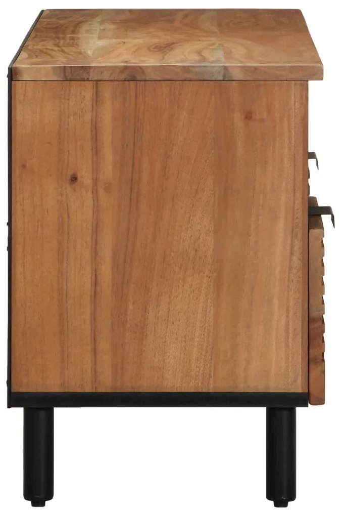TV Szekrény 100x33,5x46 cm Tömör Akácfából
