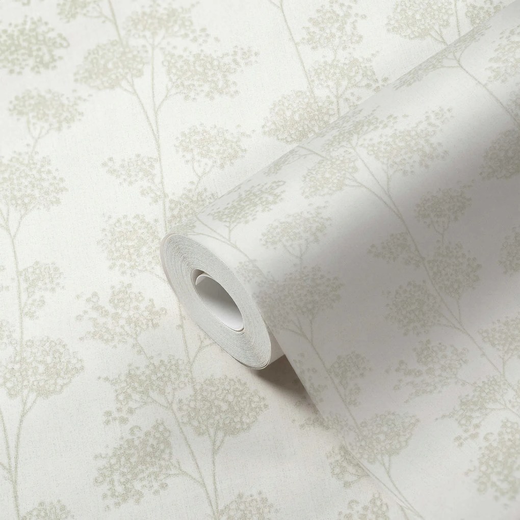 Vinyl tapéta flizelin bézs fák erdő gallyak gyógynövények fényes 10 m