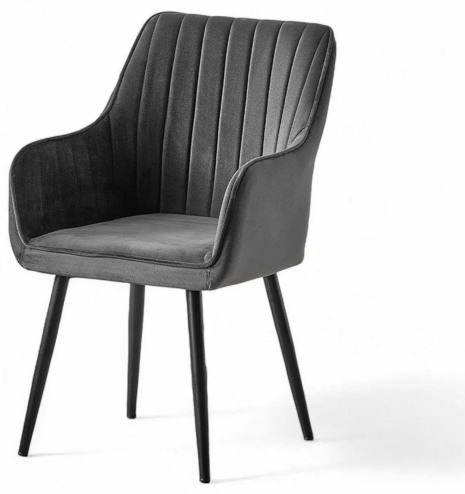 Nova Anthracite étkezőszék szett, 2 db