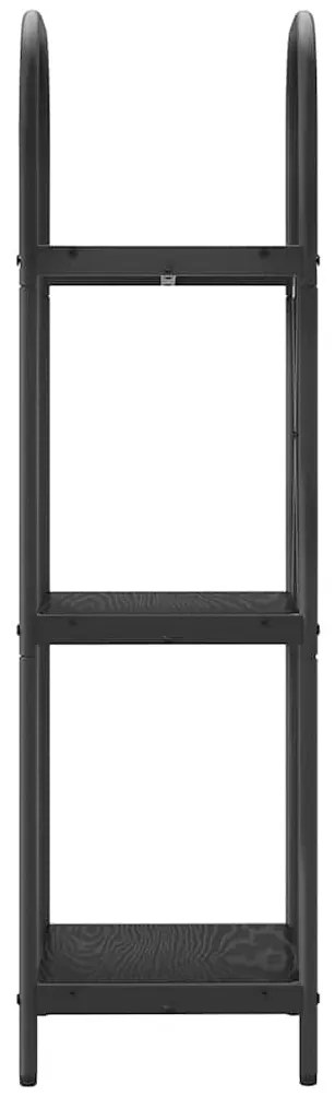 Könyvespolc Musta tammi 40 x 30 x 109 cm Faanyag