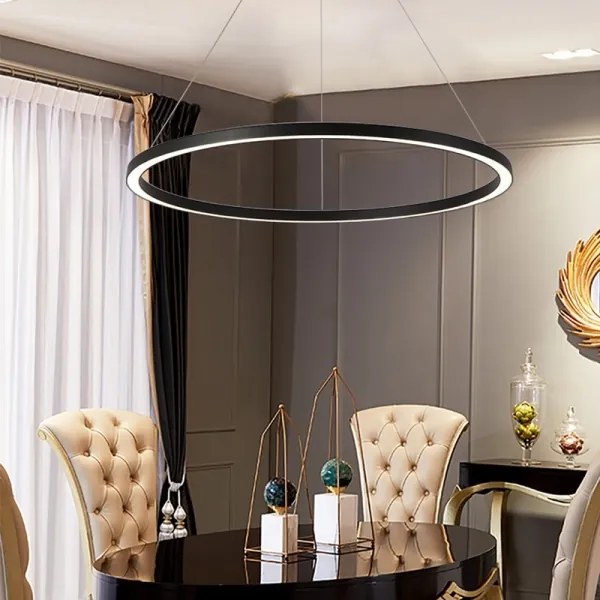 Immax NEO 07158-B80 - LED Dimmelhető csillár FINO LED/60W/230V Tuya fekete + távirányító