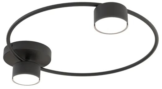 Mennyezeti lámpa LUCIO 2xGX53/12W/230V fekete