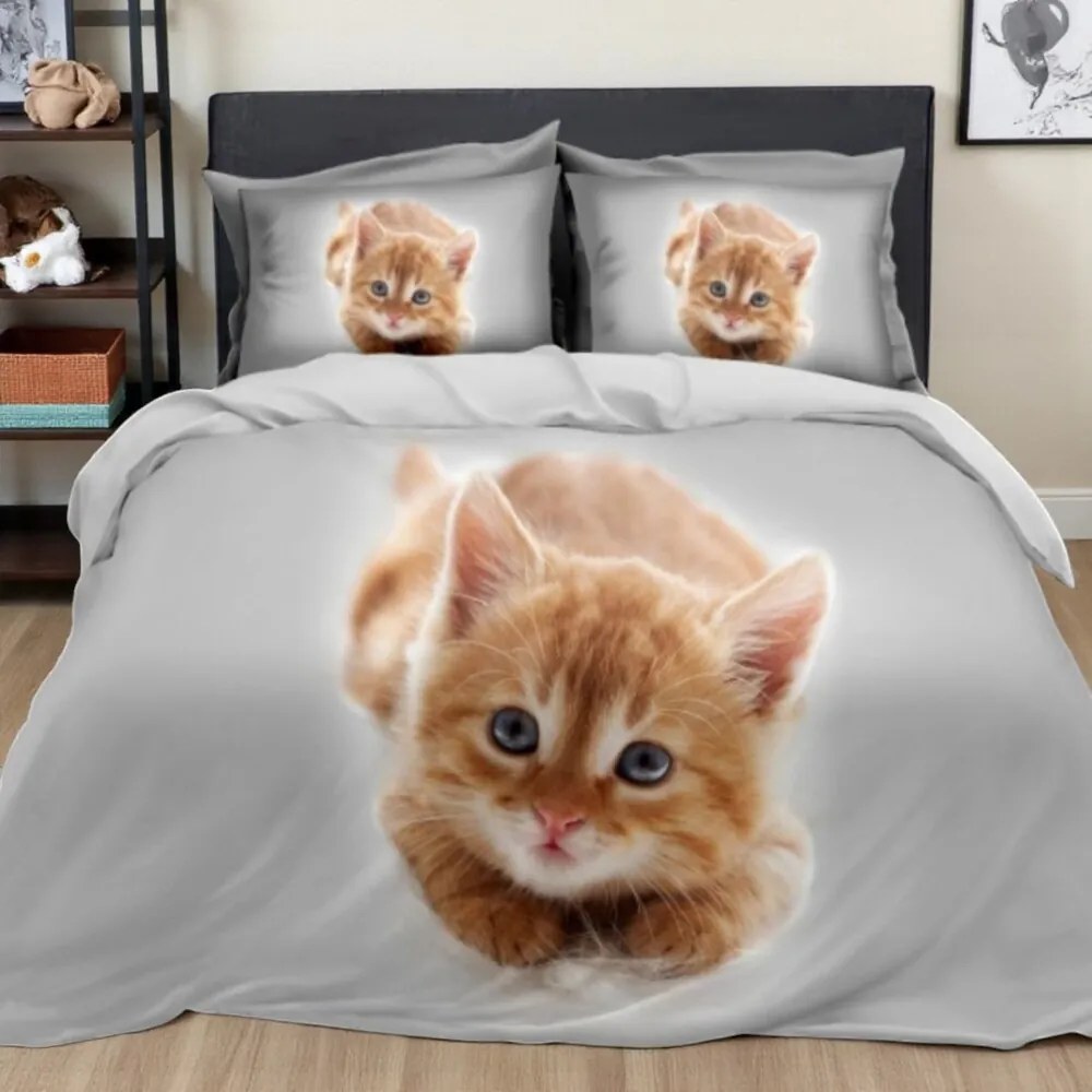 Pamut ágynemű Homa BILI CUTE 3 részes 140x200 cm