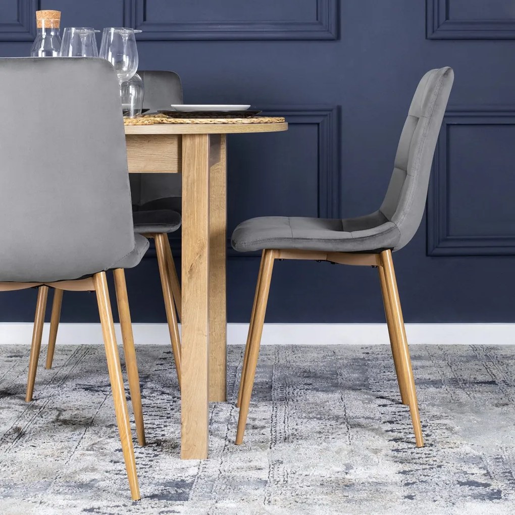 Szürke Bársony Étkezőszék. FREDY