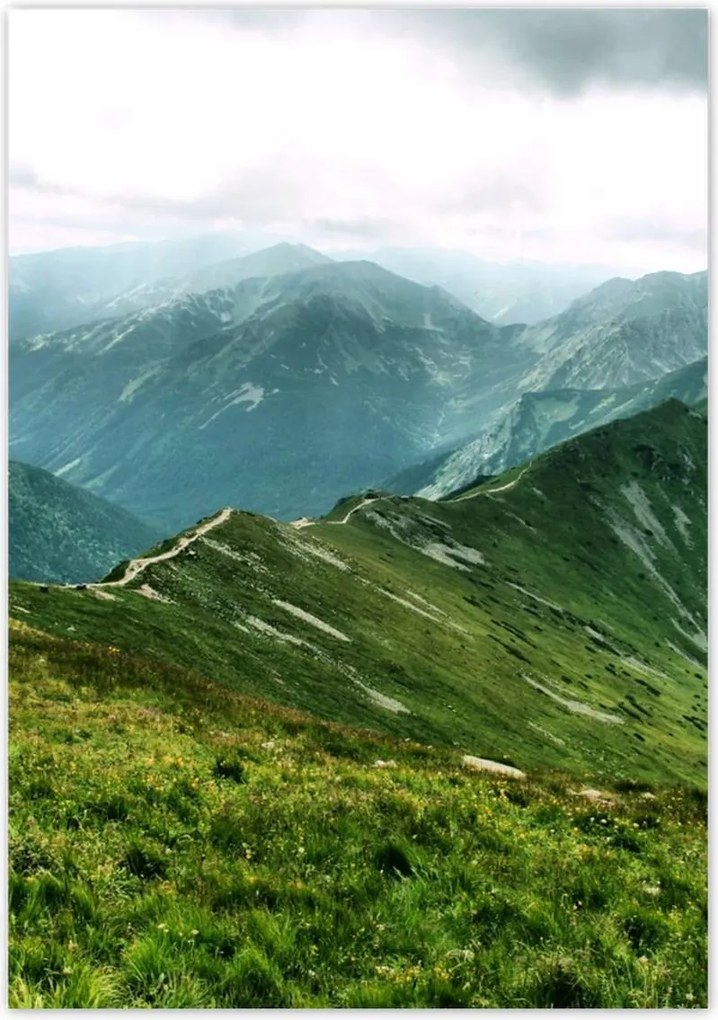 Poszterek 70x100 Tátra Lengyel hegyek Kilátás