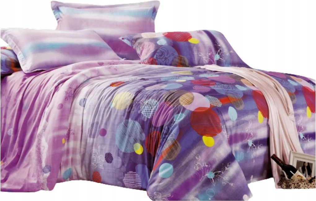 Ágynemű Elway 200X220CM 2X 70X80 Szatén-pamut 100% Legjobb Minőség