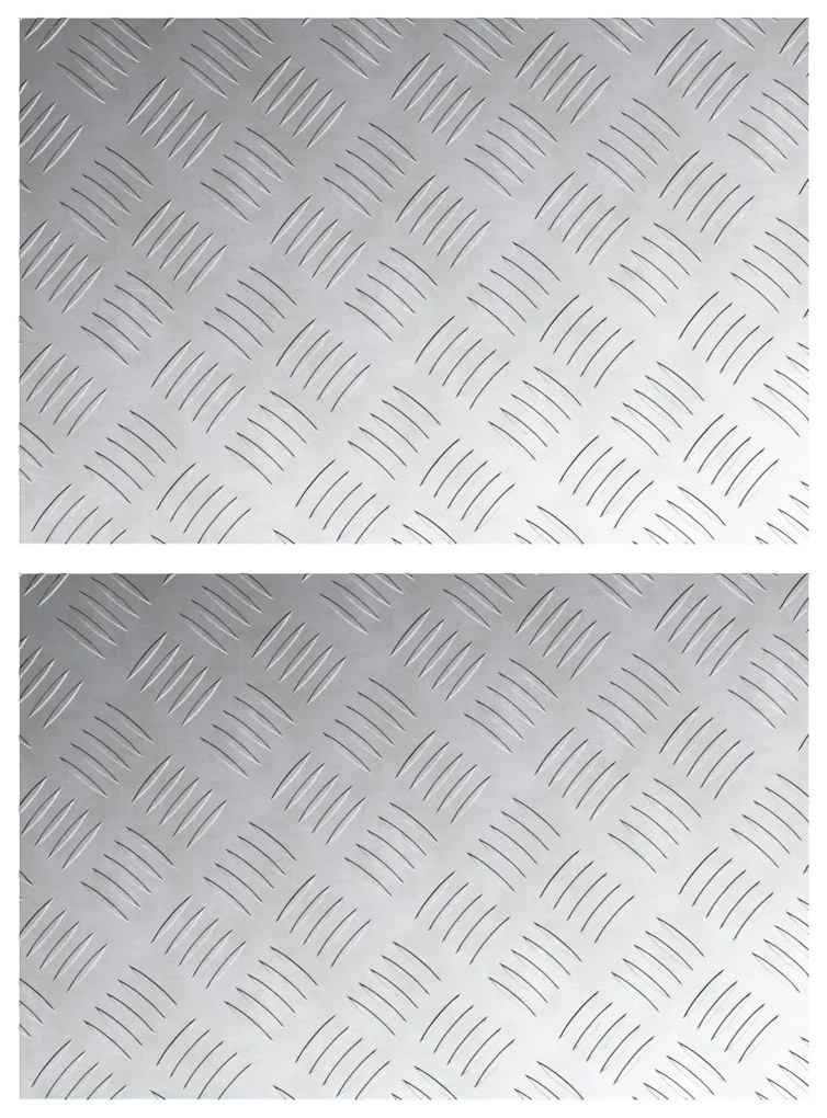 Alumínium Rácsos Lapok 2 db Csúszásmentes 60x40 cm