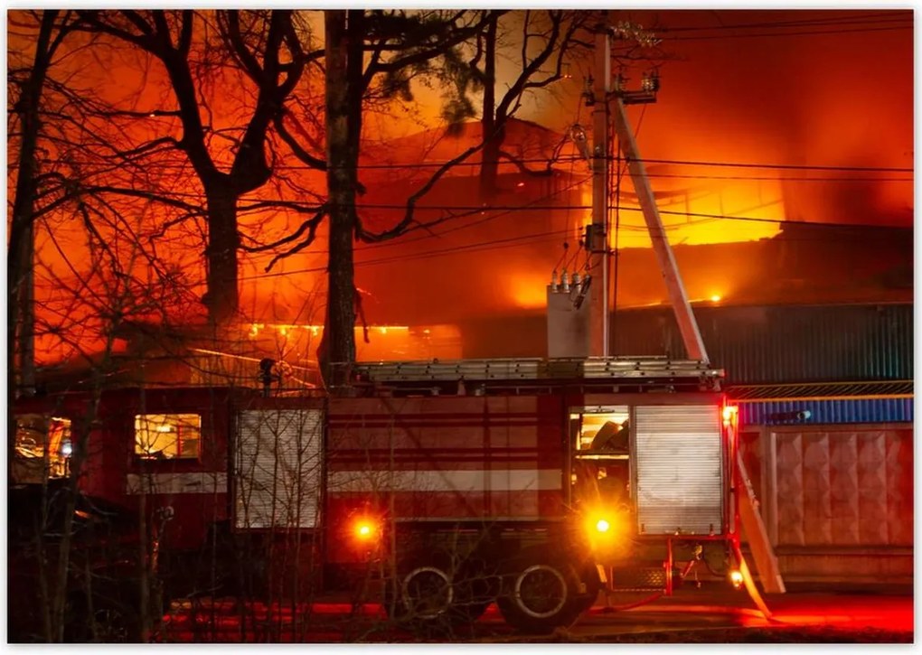 Poszterek 100x70 Tűzoltó tűzoltók