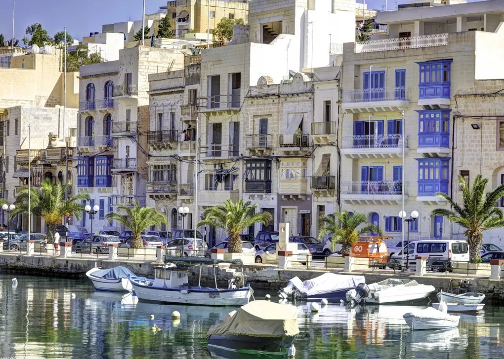 Poszter 70x50cm Marina in Senglea, Assaf Frank