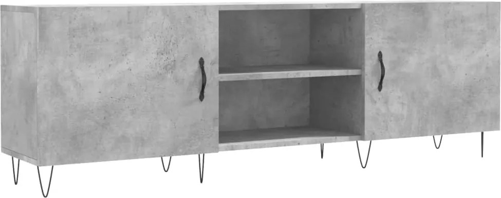 vidaXL betonszürke szerelt fa TV-szekrény 150 x 30 x 50 cm