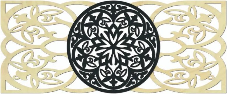 Luxus festmény - Mandala a falon - MIRAGE