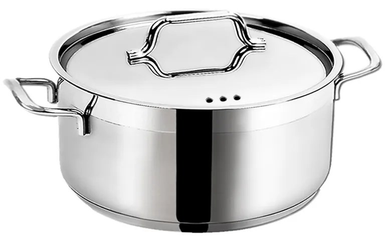 Orion Anett rozsdamentes acél lábas fedővel, 1,2 l, 1,2 l