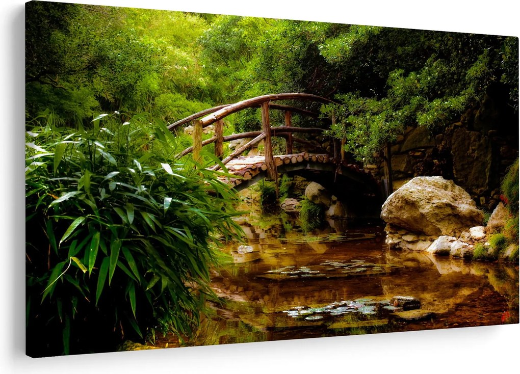 Kép - Híd a folyón (90x60 cm)