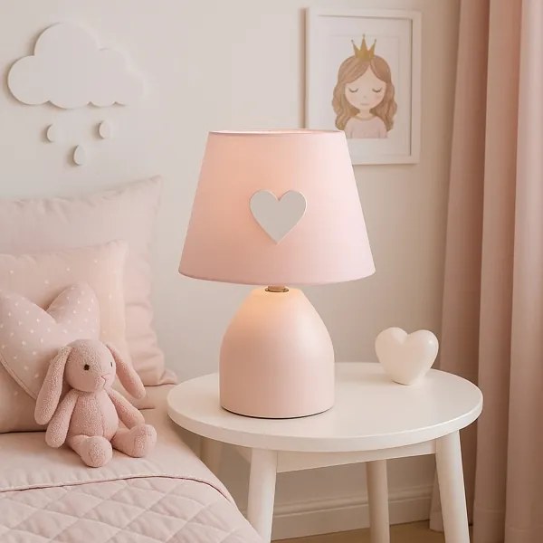 ONLI - Gyereklámpa TITTA 1xE14/6W/230V 20 cm rózsaszín