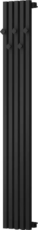 Mexen Flux dekoratív fürdőszobai radiátor 1500 x 240 mm, 450 W, fekete - W127-1500-240-00-70