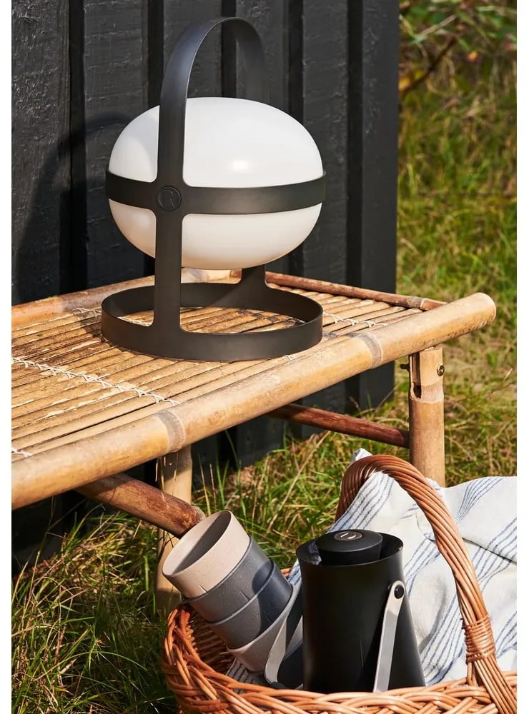 Napelemes-USB-s hordozható LED kültéri lámpa ø 24 cm Soft Spot – Rosendahl