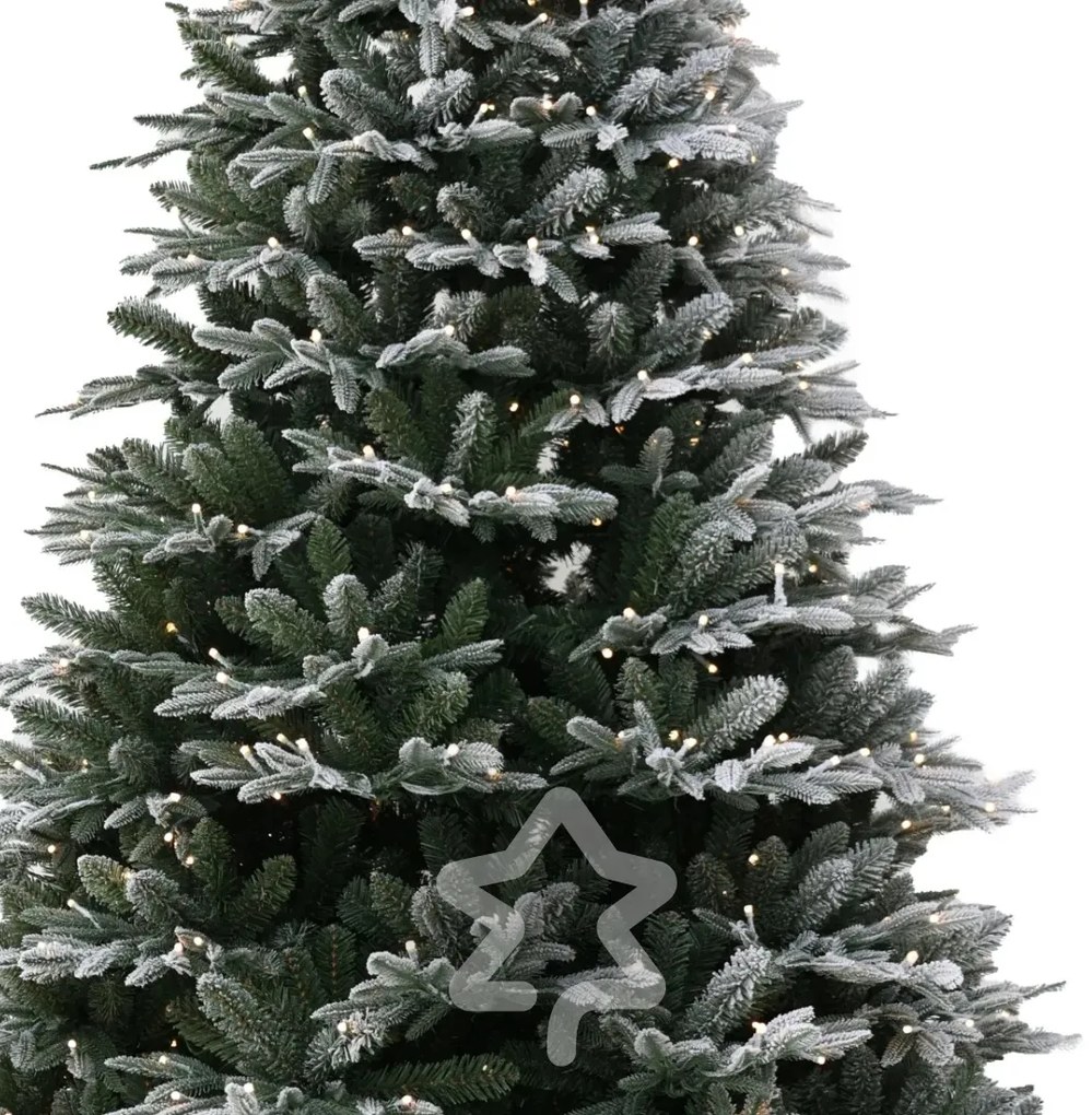 Havas Lucfenyő 600 LED 210 cm