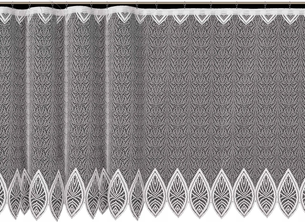 Mg Irigység jacquard 4407 fehér 90cm lengyel