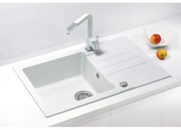 ALVEUS 1090944 - Mosogató ROCK 78x48 cm gránit/fehér