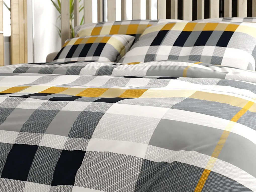 Mikroszálas ágyneműhuzat GREY LINE szürke Ágyneműhuzat mérete: 70 x 90 cm | 140 x 200 cm