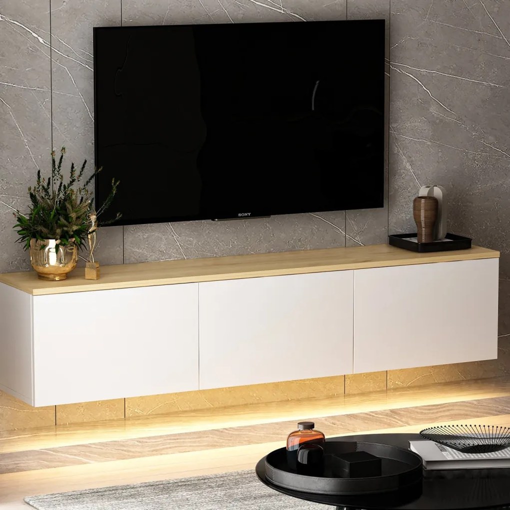 Neon - fehér v2 TV-állvány