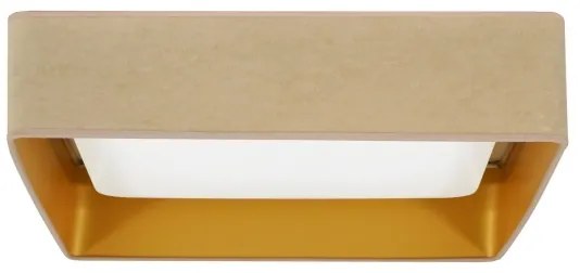 Brilagi - LED mennyezeti lámpa VELVET SQUARE LED/24W/230V bézs
