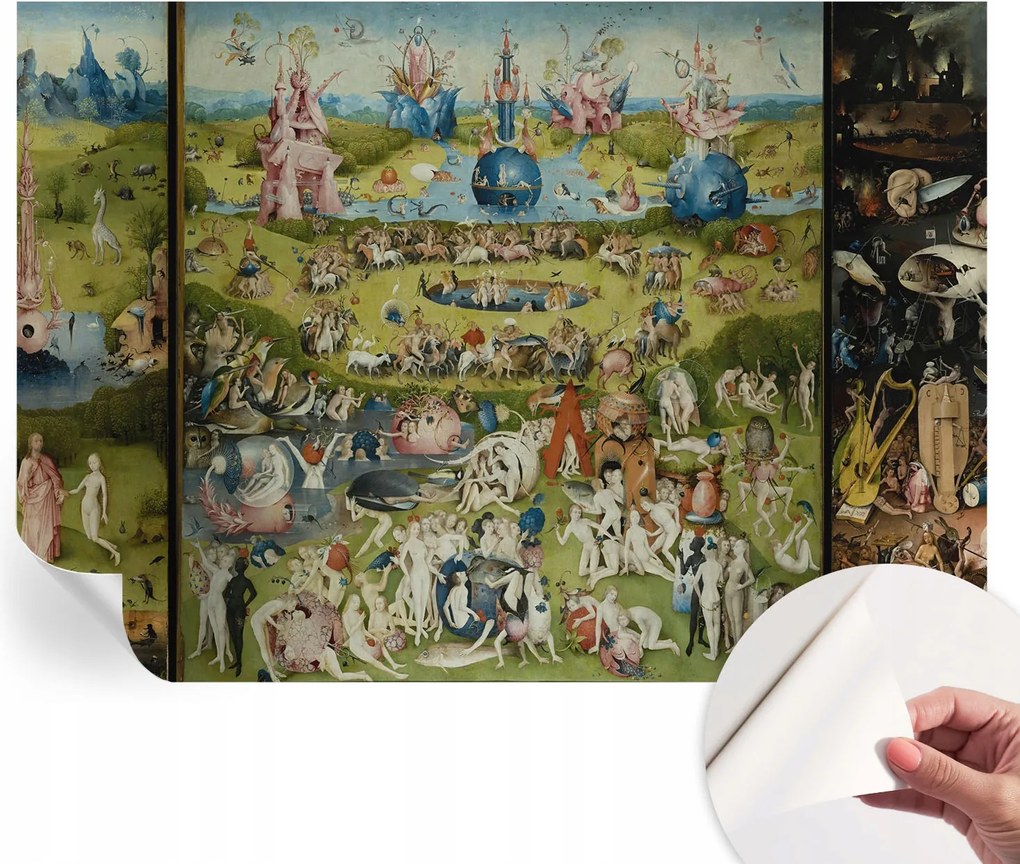 Modern öntapadós fali fotótapéta Rejtélyes kert 208x146 cm