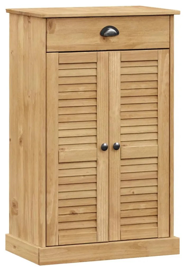 VIGO tömör fenyőfa cipőszekrény 60x35x96 cm