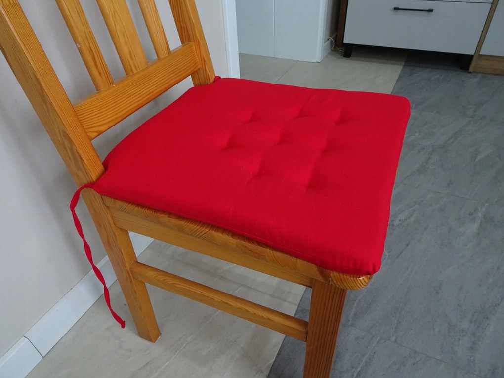 Stockholm típusú székpárna szett 4 db-os Piros szín