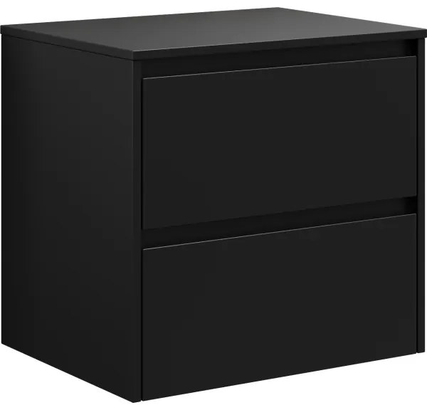 TRONDHEIM 60 cm-es mosdószekrény fekete