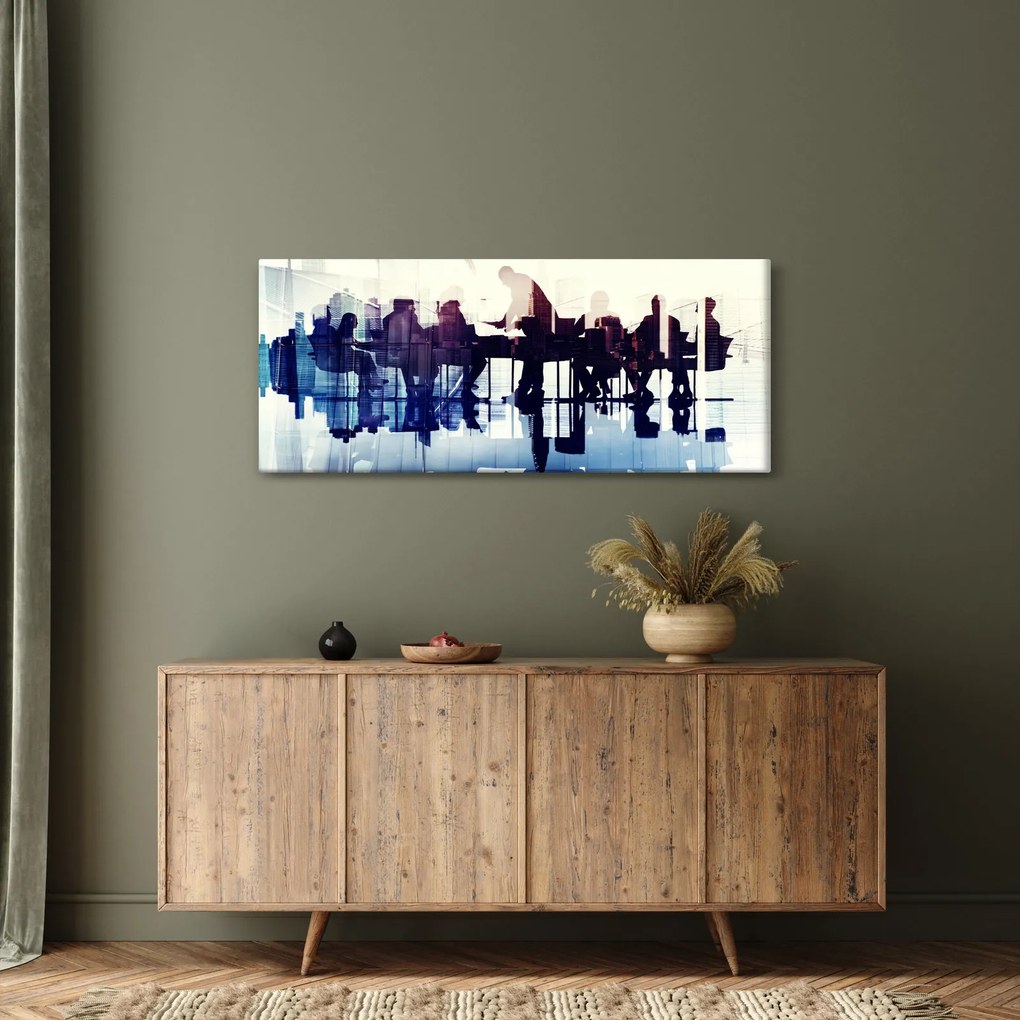 A zenészek képe (120x50 cm)
