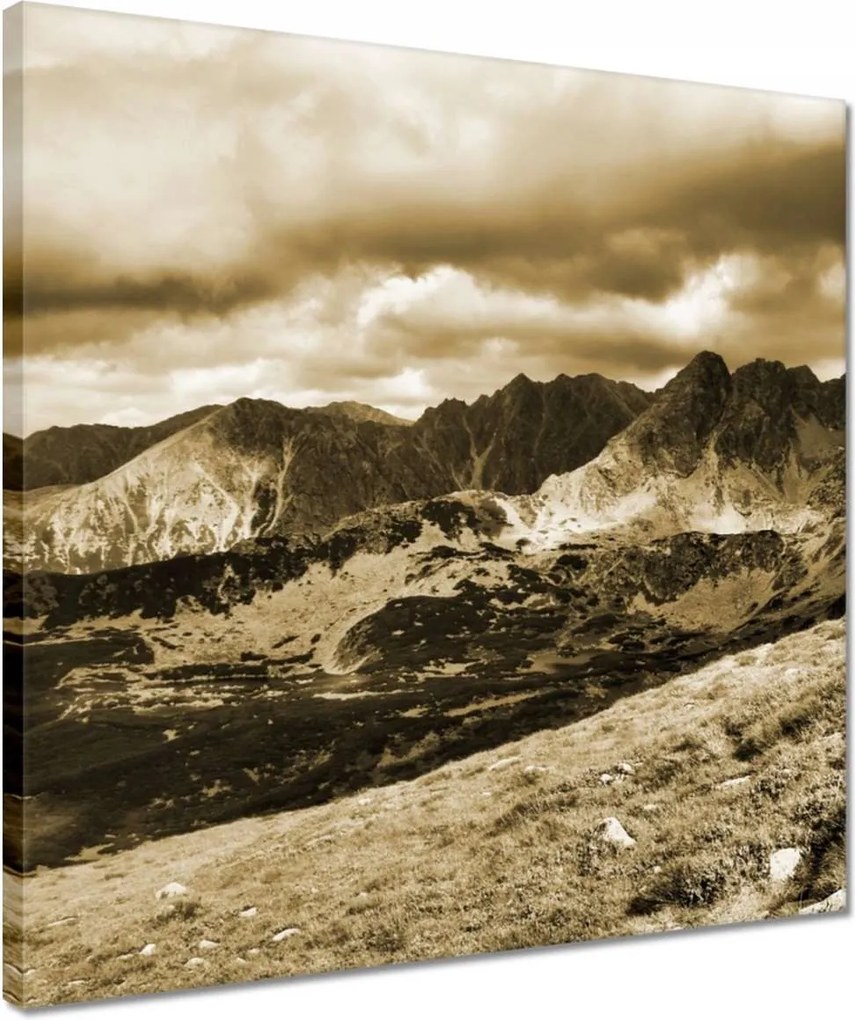 Vászonkép 40x40 Tátra Lengyel hegyek Kilátás