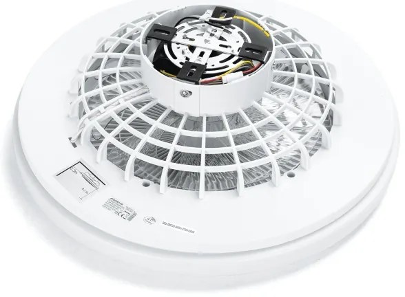 Aigostar - LED Dimmelhető mennyezeti ventilátor LED/40W/230V 2700-6500K + távirányító fehér