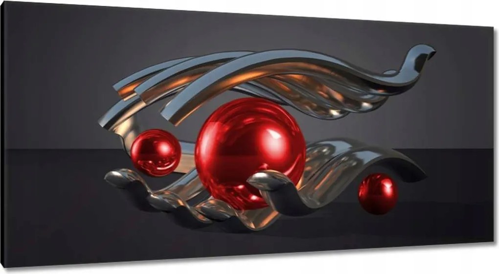 Képek 115x55 Piros golyók a kézben