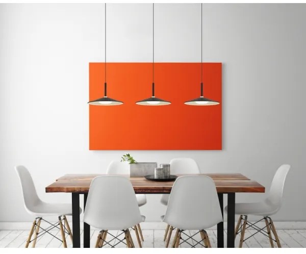 Globo 15635S-3 - LED kábeles csillár LAMPONE LED/24W/230V 4000K fekete