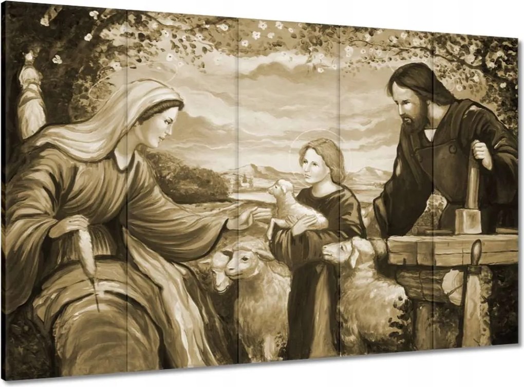 Festmények 100x70 Szent Család