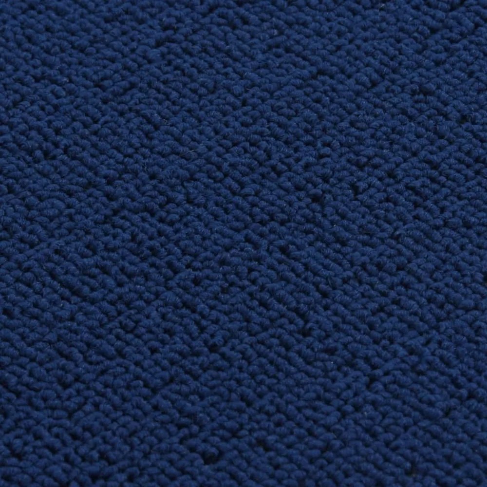 15 db sötétkék négyszögű csúszásmentes lépcsőszőnyeg 75 x 20 cm
